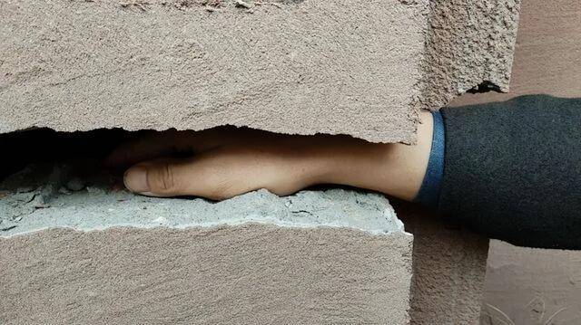 “能放进一个男人的手”！吉安一小区被曝外墙开裂严重